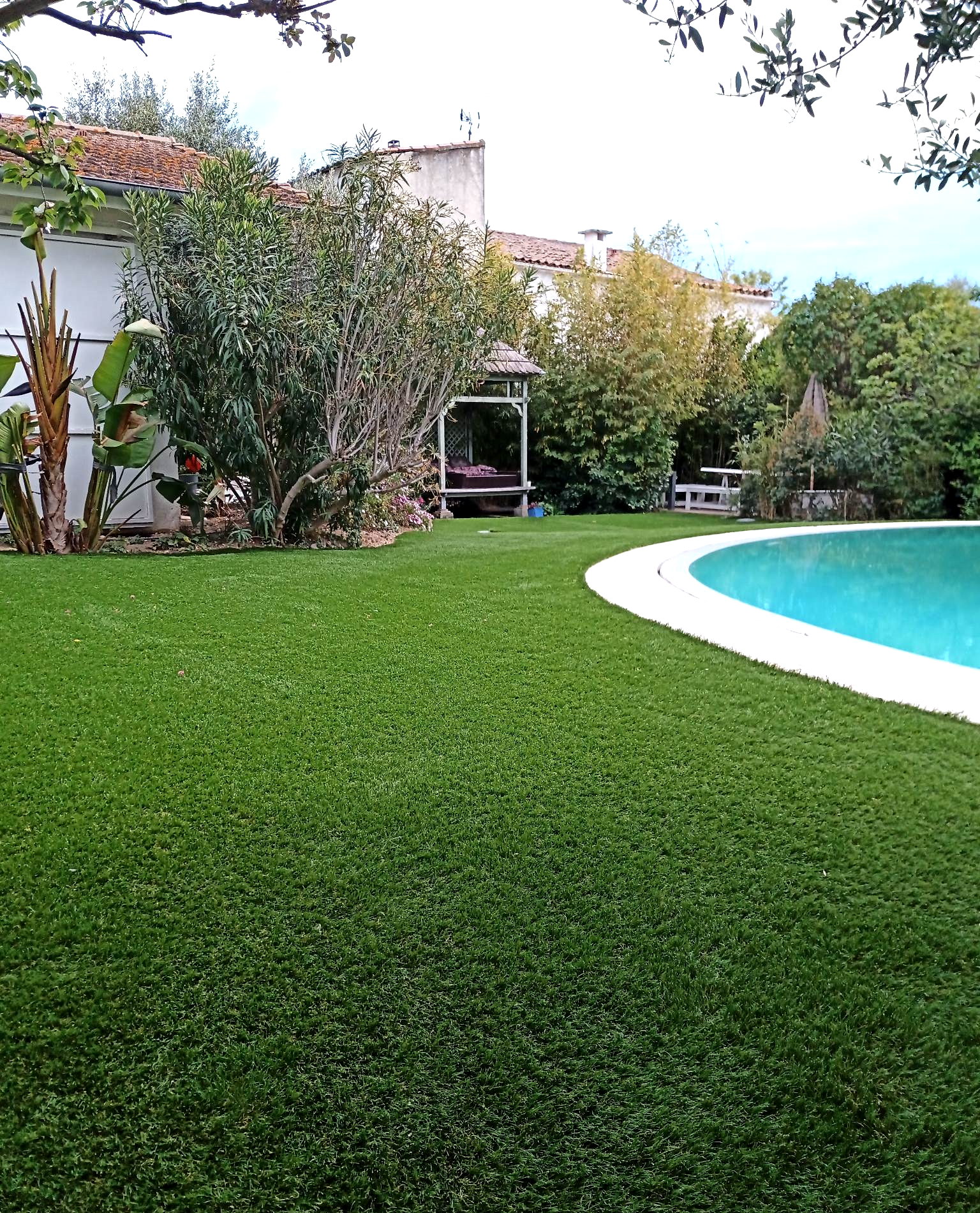 Pose de Gazon Synthétique- Daziano Services Jardin